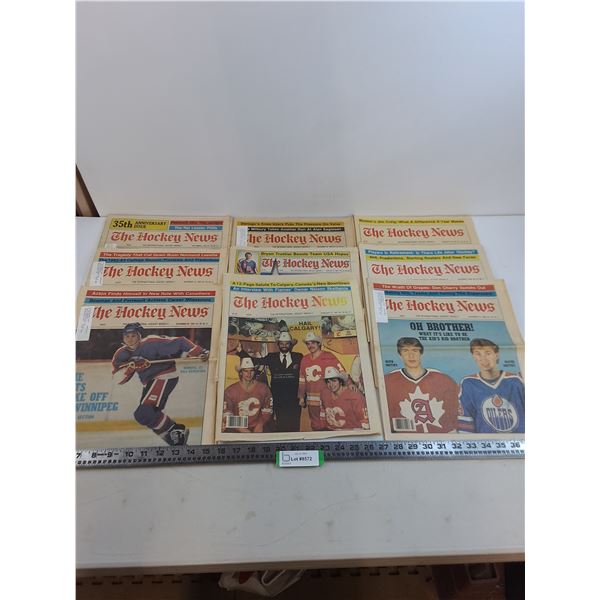 (11) "The Hockey News" 1981-84 Newspapers