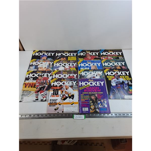 (14) "Inside Hockey" 1990's Magazines