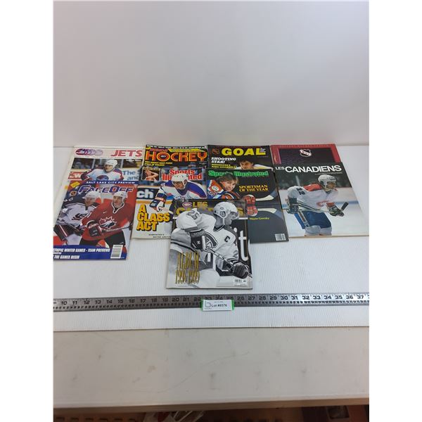 (9) Assorted 1980-99 Hockey Magazines
