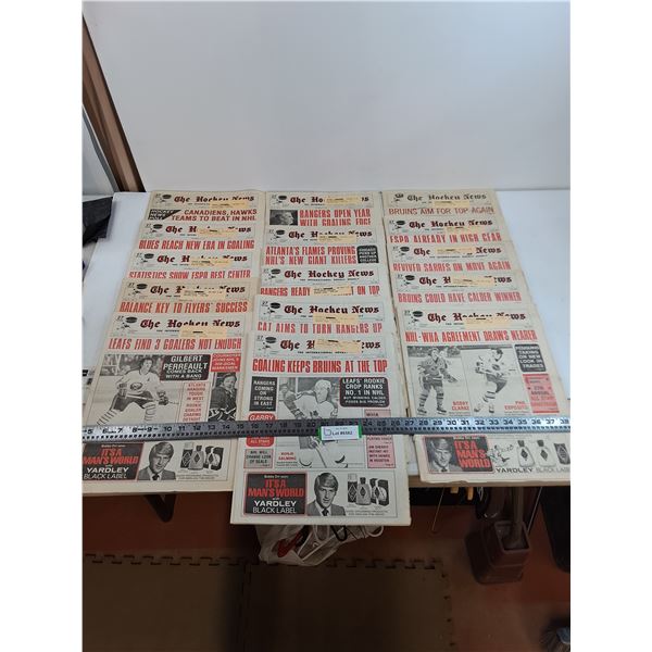 (15) "The Hockey News" 1970's Newspapers