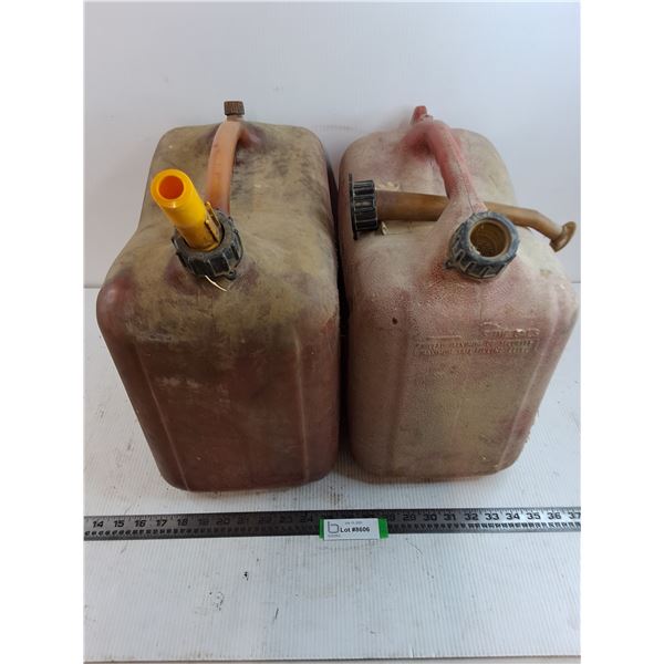 (2) 5 Gallon Empty Jerry Cans - Pickup Only