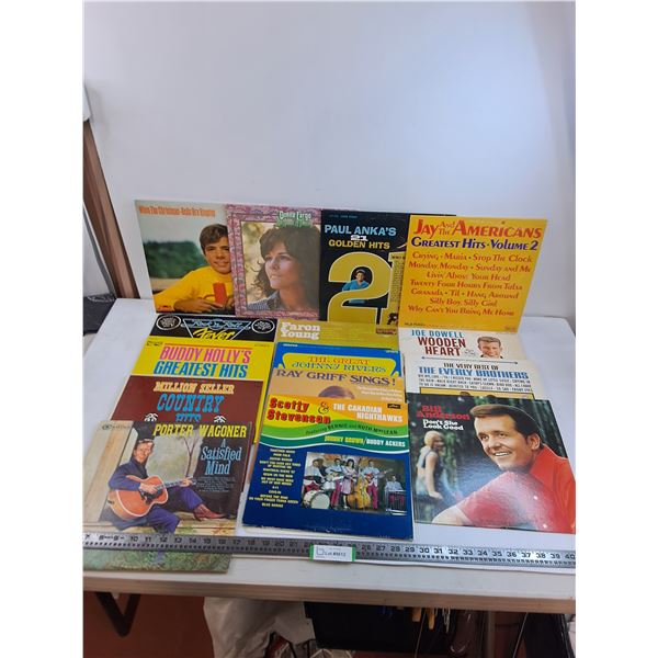 (15) Mostly Vintage Records (Buddy Holly, Everly Brothers, Paul Anka)