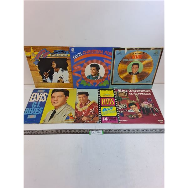 (6) Elvis Presley Records
