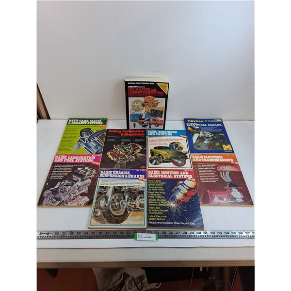 (9) Vintage Auto Repair Books