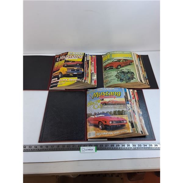 (3) Binders of Car Magazines