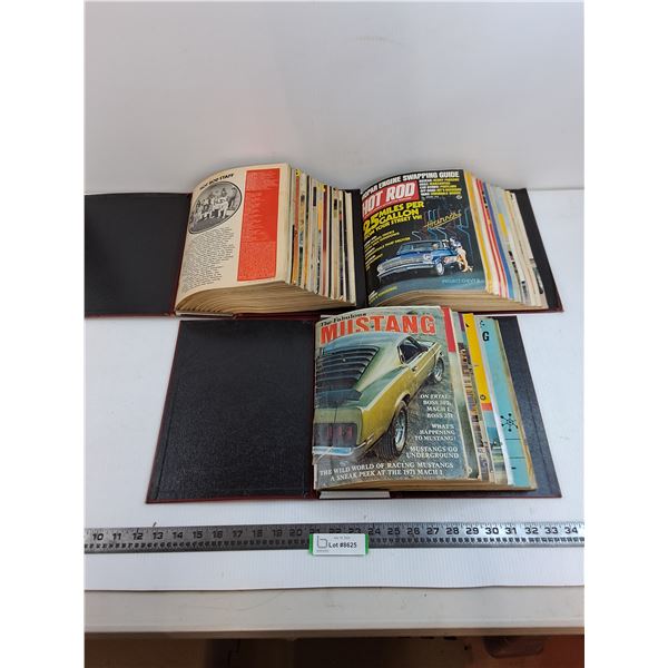 (3) Binders of Vintage Car Magazines