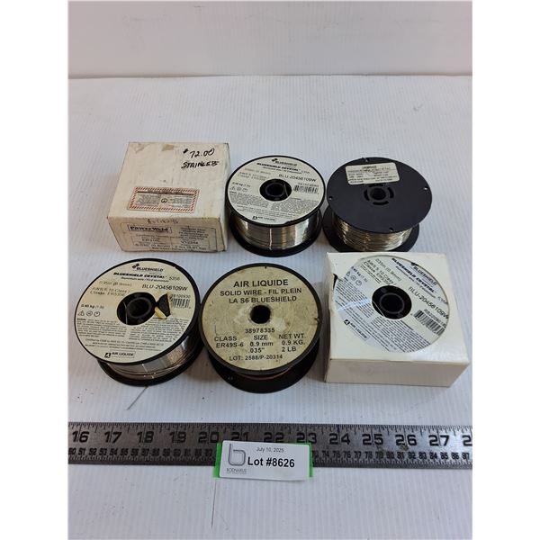 (6) Spools of Assorted Wire