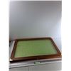 Image 1 : Wooden Display Case - 32.5 x 20.5'' As Is - PICK UP ONLY