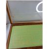 Image 5 : Wooden Display Case - 32.5 x 20.5'' As Is - PICK UP ONLY