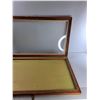 Image 5 : Wooden Display Case - 33'' x 21'' As Is -  PICK UP ONLY