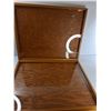 Image 3 : Wooden Display Case - 29'' x 23'' x 3'' As Is  -  PICK UP ONLY