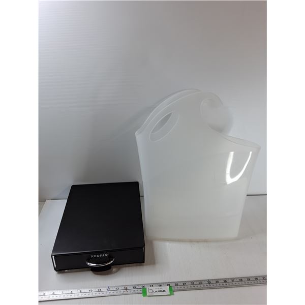 Keurig Under Brewer Storage Drawer, Plastic Storage Container