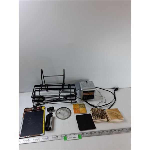 Assorted - (10) Coasters, Boogie Board, Corkscrew, Misc - as Is