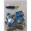 Image 2 : Assorted Blue Shield Cable Connector Pieces - as Is