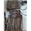 Image 4 : (4) Kuny's Leather Toolbelt, Plastic Container, Eagle Fish Finder - As Is