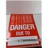 Image 1 : (10) Danger Signs - 22'' x 17'' As Is