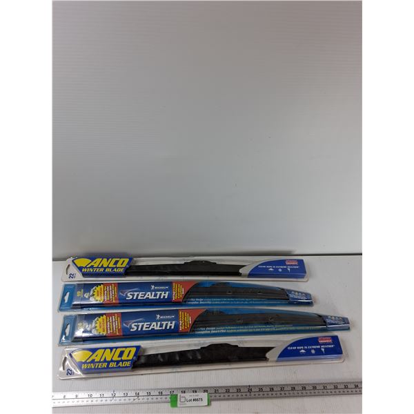 (4) Windshield Wiper Packages - As Is
