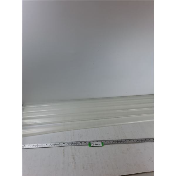 *(5) Heat Shrink Clear - 1.5'' x 48'' As Is - Cannot Ship