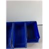 Image 5 : (5) Plastic Storage Bins - As Is