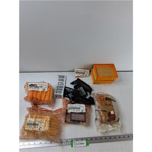Assorted - STIHL Air Filter Fleece, STIHL Air Filter,  STIHL Auxiliary Filter, Misc