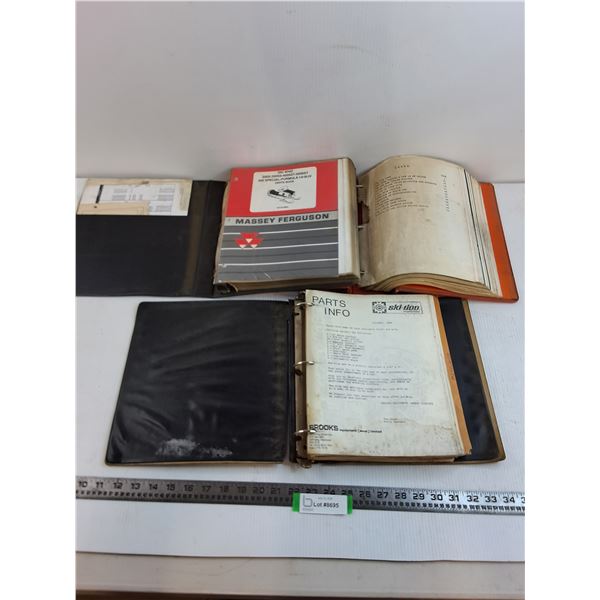 (3) Snowmobile Service & Repair Binder/Manuals