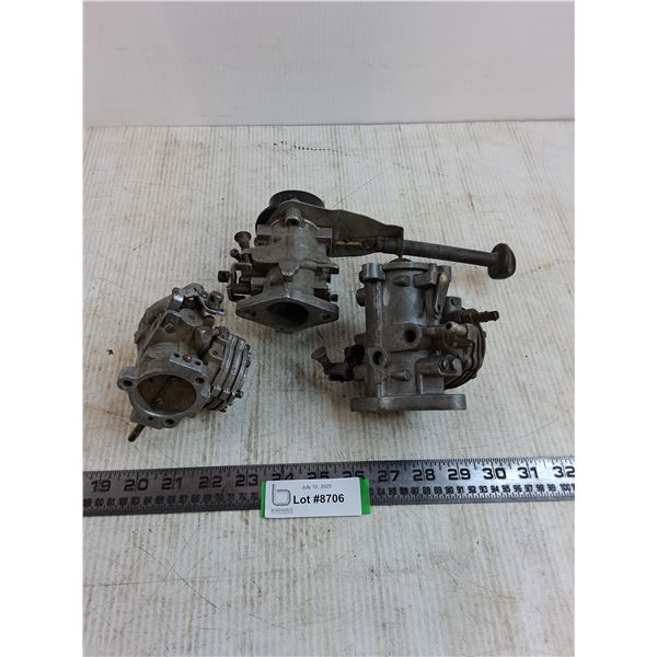 (3) Snowmobile Carburetors