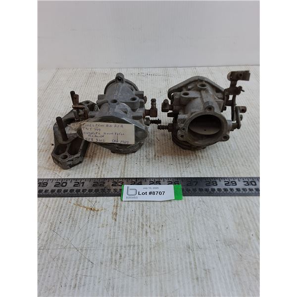 (2) Snowmobile Carburetors