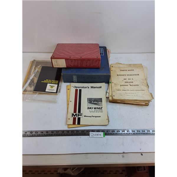 Assorted Shop Manuals for Snowmobiles/Tractors/Riding Mowers