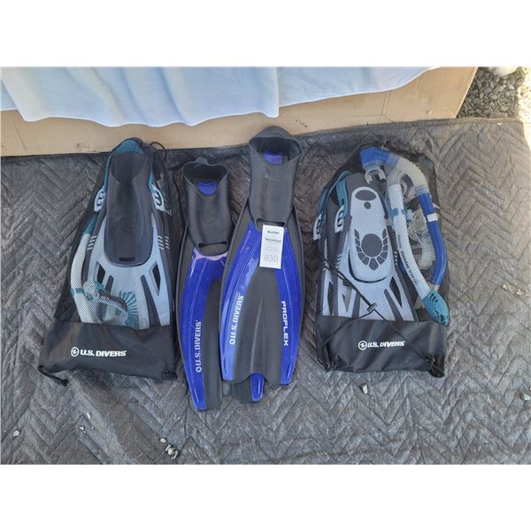 US Divers Snorkel Sets B