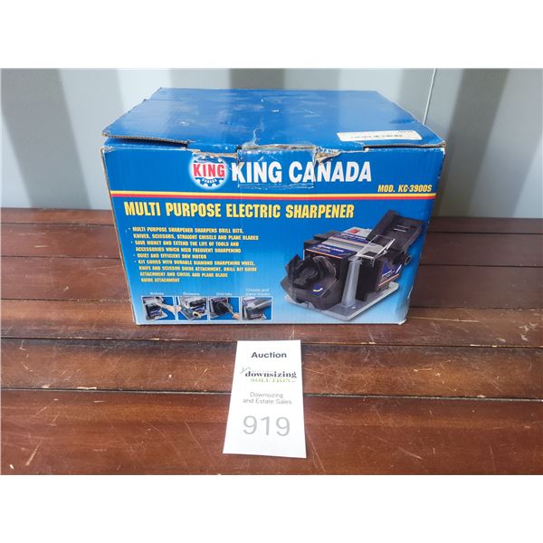 King Canada Electric Sharpener. B