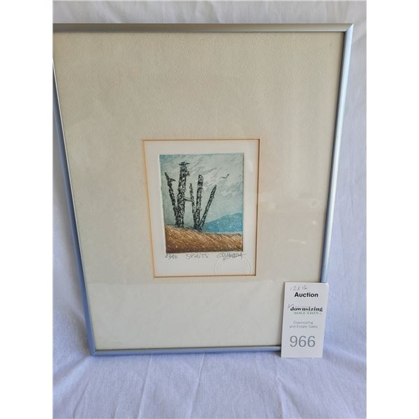 Numbered Print by Geoffrey D. Markovich A