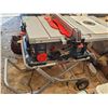 Image 1 : Bosch Table Saw w Gravity Rise Rolling Cart. C