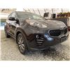 Image 8 : 2018 KIA SPORTAGE, BLACK, 152608 KMS, ALL WHEEL DRIVE,  NO DESIGNATIONS