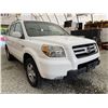 Image 8 : 2007 HONDA PILOT, WHITE, 268589 MILES, FRONT WHEEL DRIVE