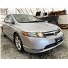 Image 8 : 2008 HONDA CIVIC, SILVER, 196543 KMS, FRONT WHEEL DRIVE