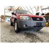 Image 8 : 2005 FORD ESCAPE XLT, RED, 289752 KMS, 4X4,  "NO RESERVE"