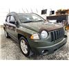 Image 8 : 2008 JEEP COMPASS RALLYE, GREEN, 303199 KMS, 4X4,  NO DESIGNATIONS "NO RESERVE"
