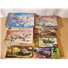 Image 1 : 407 --  COLLECTABLE REVELL, AURORA AND MONOGRAM MILITARY VEHICLE MODEL KITS, FIGHTERS JETS, TANKS AN
