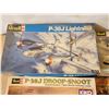 Image 2 : 407 --  COLLECTABLE REVELL, AURORA AND MONOGRAM MILITARY VEHICLE MODEL KITS, FIGHTERS JETS, TANKS AN
