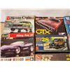 Image 3 : 408 --  12 COLLECTABLE REVELL, AND AMT CLASSICS MODEL KITS(MONTE CARLO, PLYMOUTH GTX, FORD DELIVERY
