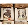 Image 3 : 432 -- LARGE COLLECTION OF COLLECTABLE HAND PAINTED PLATES(CHRISTIAN BELL PORCELAIN TRAIN PLATES, AN