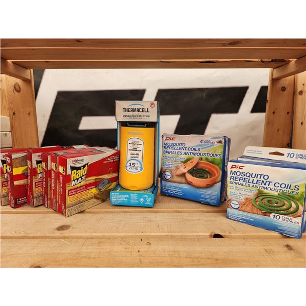 438 --  THERMOCELL MOSQUITO REPELLANT WITH EXTRA COIL PACKS AND LIQUID ANT TRAPS
