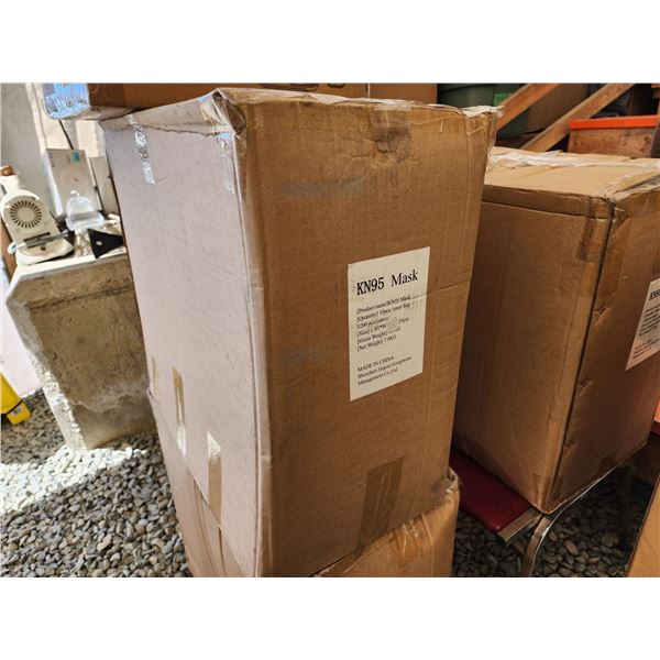 439 -- BOX OF KN95 MASKS(1200 PCS TOTAL)