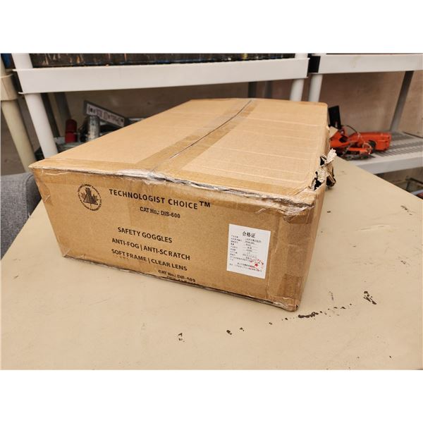 440 -- SOFT FRAME CLEAR LENS SAFETY GOGGLES(BOX OF 60)