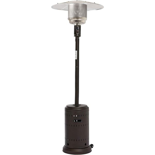 444 -- **BNIB** SLATE GRAY COMMERCIAL PATIO HEATER WITH HOME LINE ADAPTER