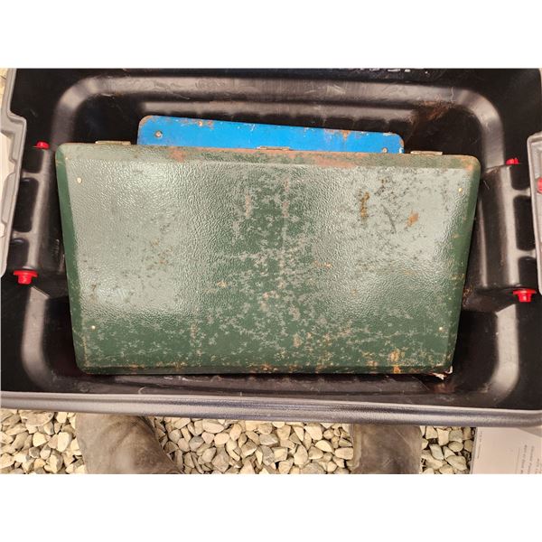 445 -- TWO PROPANE CAMP STOVES WITH DISTRIBUTION TREE AND TENT