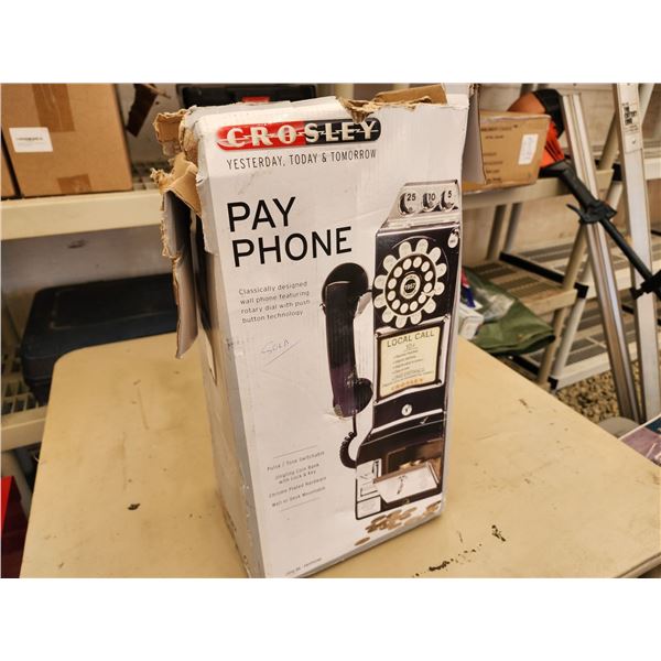 448 -- CROSLEY CLASSICAL DESIGN PAY PHONE(IN ORIGNAL WRAP AND BOX)