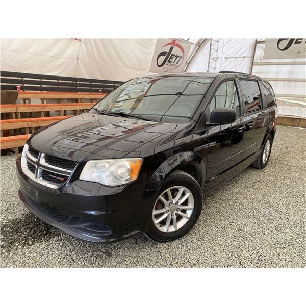 2014 DODGE GRAND CARAVAN, BLACK, 231587 KMS