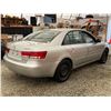 Image 15 : 2008 HYUNDAI SONATA, SILVER, 245508 KMS, FRONT WHEEL DRIVE