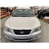 Image 6 : 2008 HYUNDAI SONATA, SILVER, 245508 KMS, FRONT WHEEL DRIVE